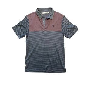 NWOT TravisMathew Pima Cotton Colorblock Polo Shirt – Size S Golfcore